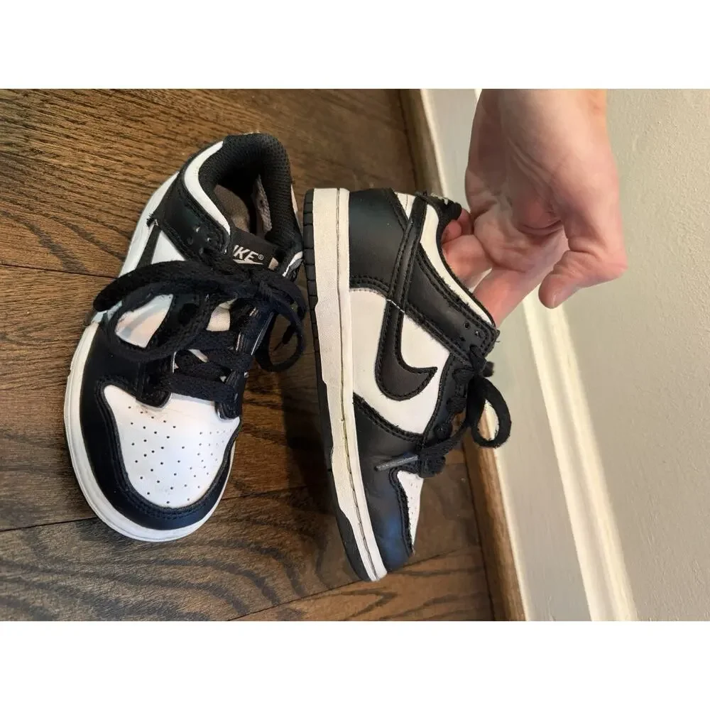 Nike Dunks Low Pandas Little Kid Size 11c